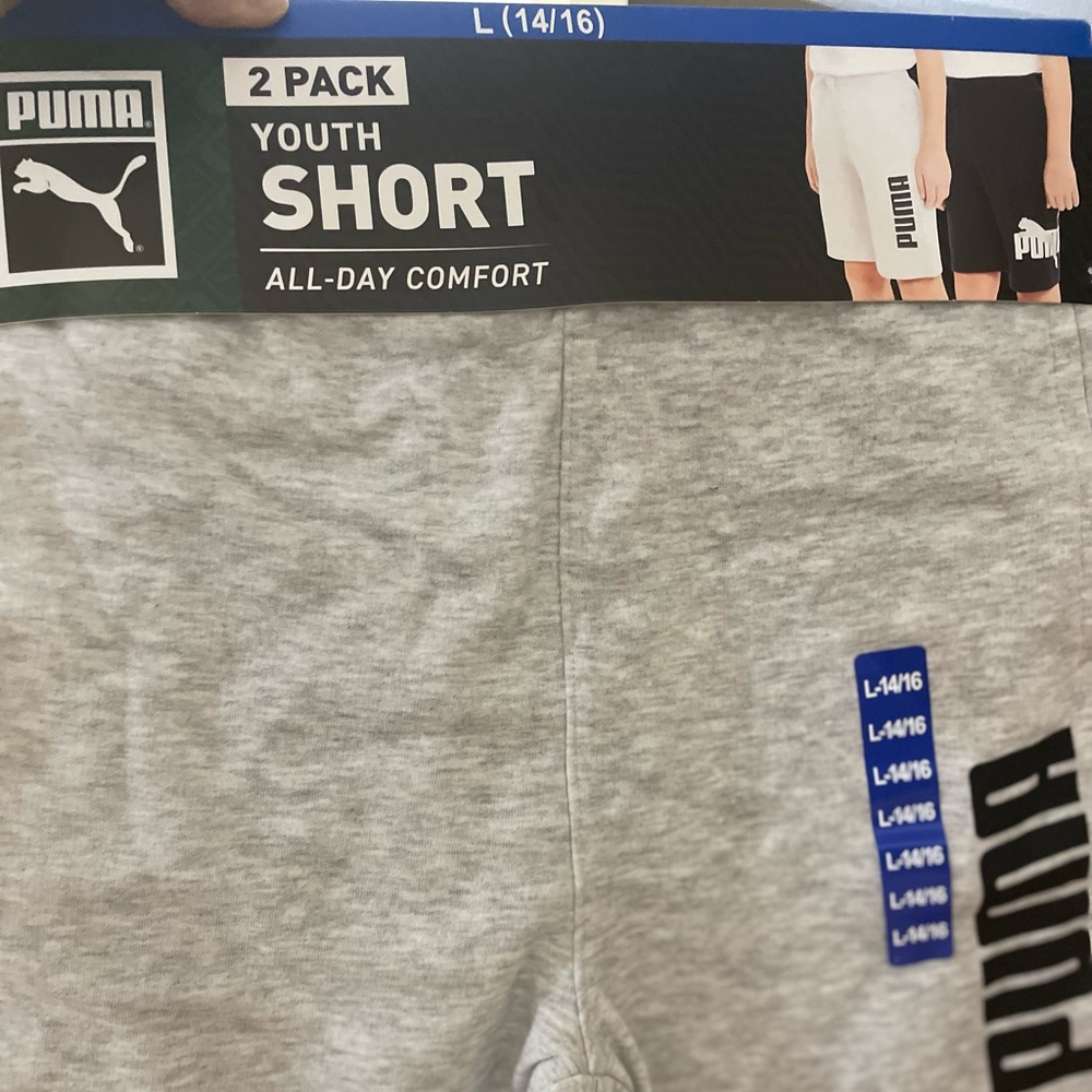 2pc PUMA short set. Boys size 13-16. Brand new with tags.